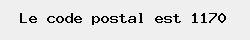 le code postal de Watermael-Boitsfort 