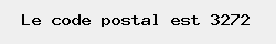 le code postal de Testelt 