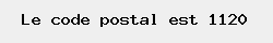 le code postal de Neder-Over-Heembeek 