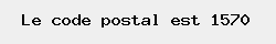 le code postal de Vollezele 