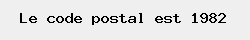 le code postal de Zemst 