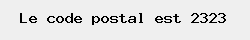 le code postal de Wortel 