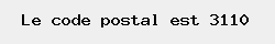 le code postal de Rotselaar 