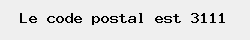 le code postal de Wezemaal 