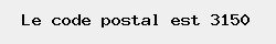 le code postal de Wespelaar 