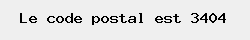le code postal de Attenhoven 