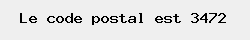 le code postal de Kersbeek-Miskom 