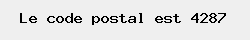 le code postal de Lincent 
