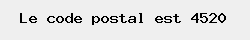 le code postal de Bas-Oha 