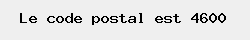 le code postal de Visé 