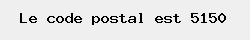 le code postal de Bûzet 