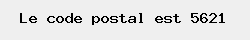 le code postal de Morialmé 