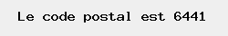 le code postal de Erpion 