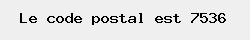 le code postal de Vaulx 