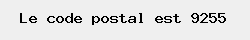 le code postal de Buggenhout 